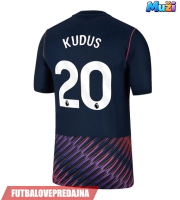 Lacne Muži Futbalové dres Tottenham Hotspur Mohammed Kudus #20 2026-27 Krátky Rukáv - Preč
